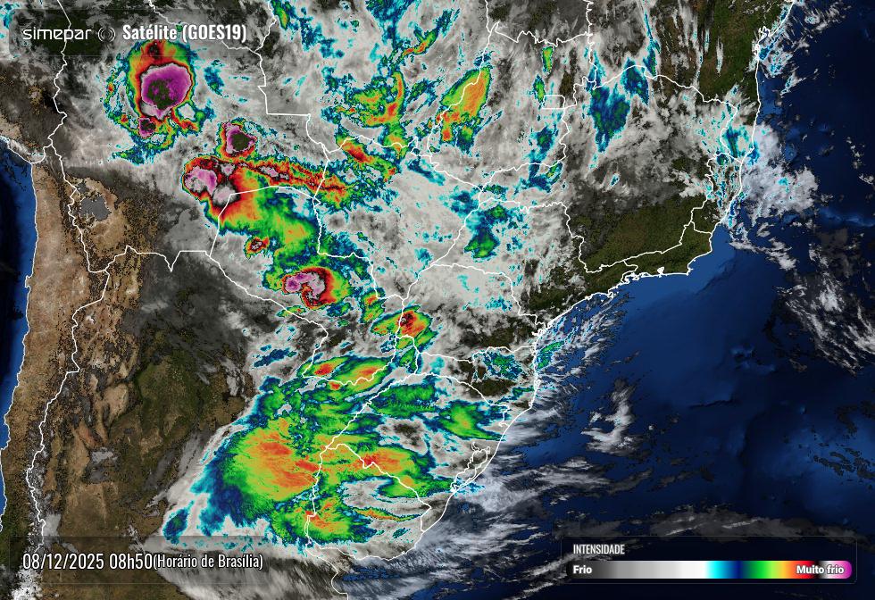 Ciclone extratropical pode ocorrer no Paraná, diz Simepar