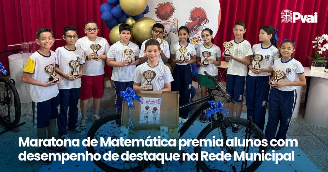Maratona de Matemática premia alunos com desempenho de destaque 