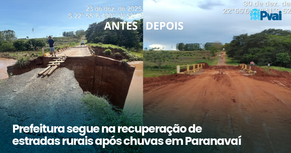 Segue recuperação de estradas rurais. Seis trechos ainda estão interditados